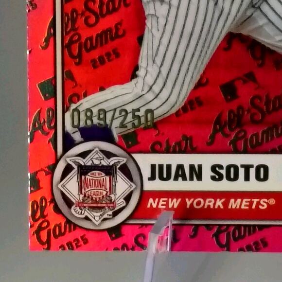 Juan Soto #60 Topps All-Star Game Pink Foil SP /250 - Picture 3 of 9